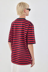 Oversized Striped T Shirt