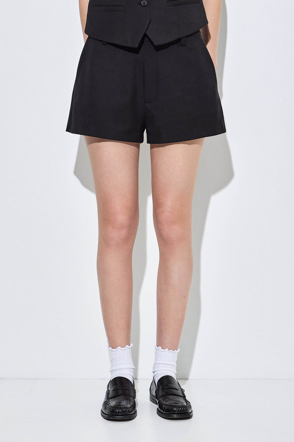 Mid Waisted Tailored Daddy Shorts