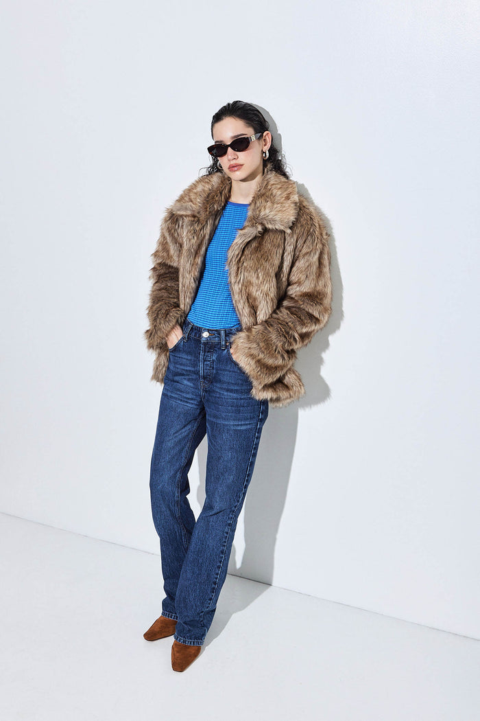 Faux Fur Coat