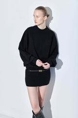 Knitted Long Sleeved Volume Dress