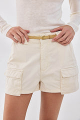 Mid Waist Cargo Shorts