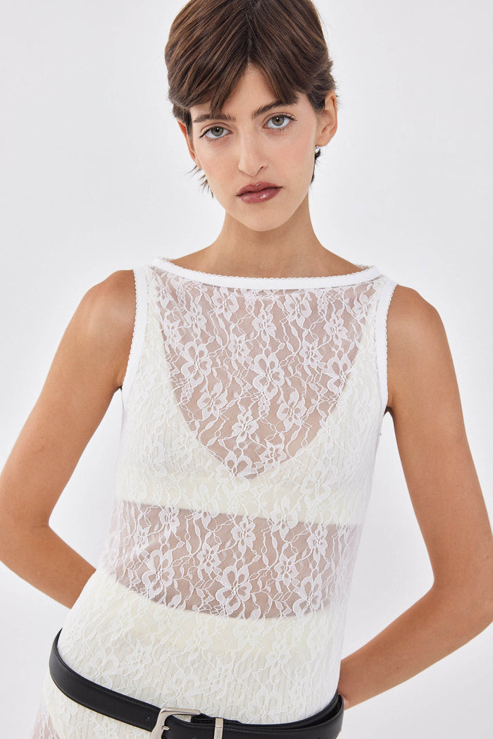 Lace Tank Dress