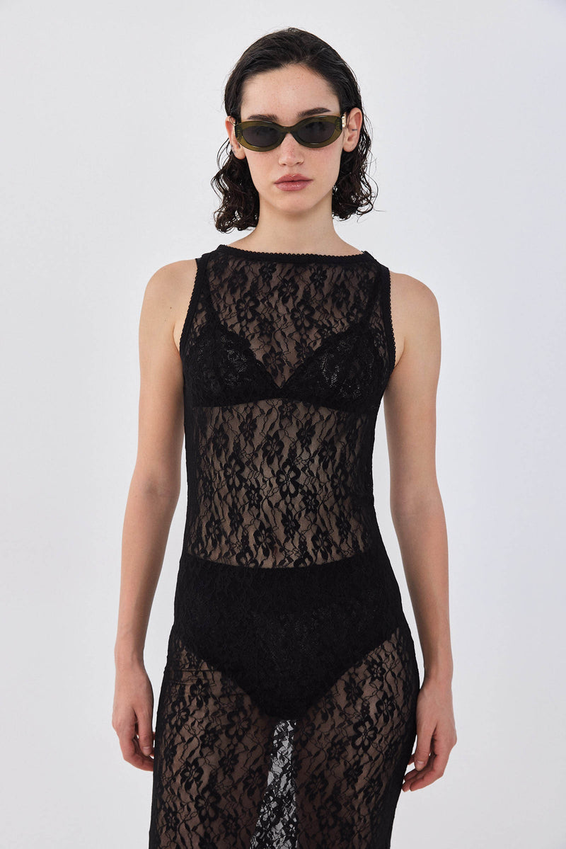 Lace Tank Dress