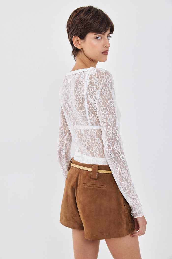 Lace Long Sleeved Top