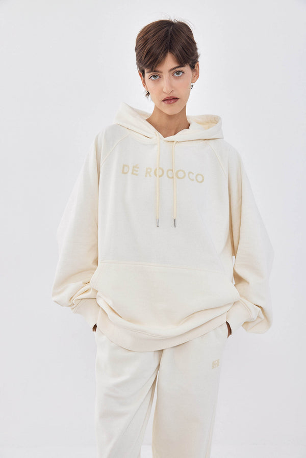 Oversized Flock Fleece Hoodie