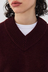 V Neck Oversized Jumper