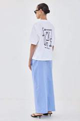 Oversized Flock T Shirt