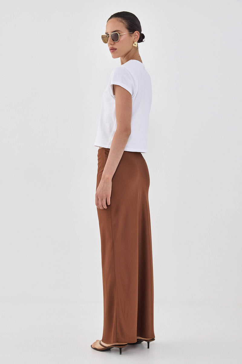 Satin Slip Maxi Skirt