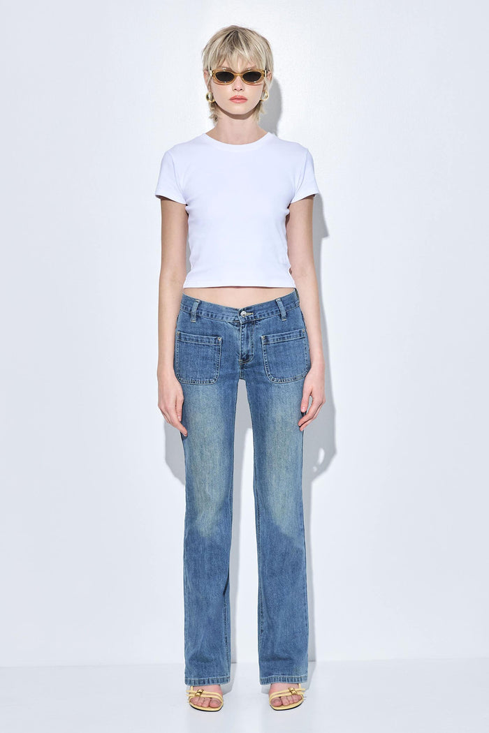 No.17| Mid Rise Bootcut Denim