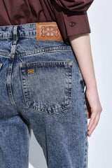 No.5| High Waist Straight Cropped Denim