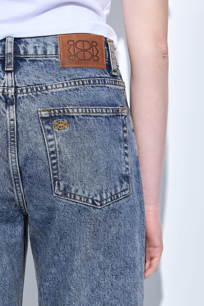 No.6| High Waisted Straight Full Length Denim