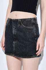 Denim Micro Mini Skirt