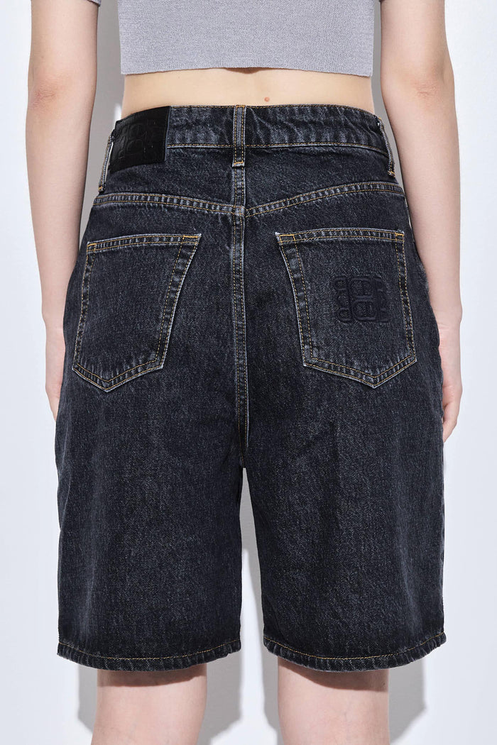 Long Denim Bermuda