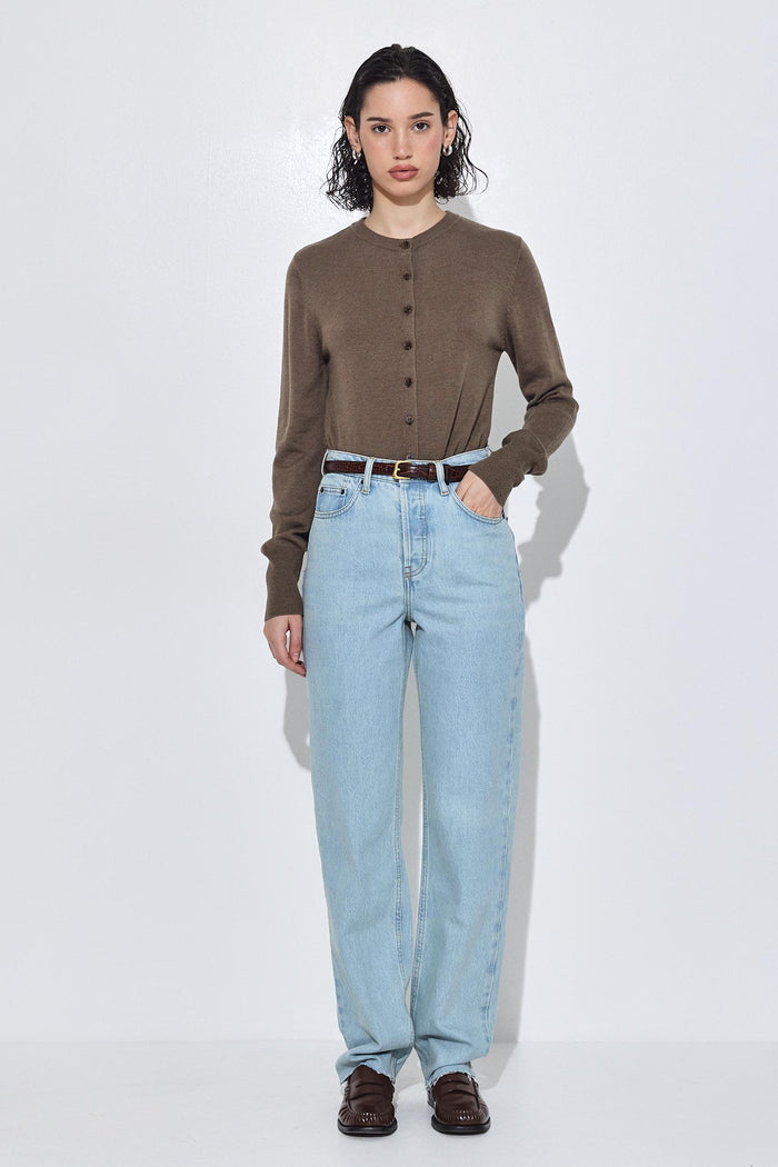 No.6| High Waisted Straight Full Length Denim