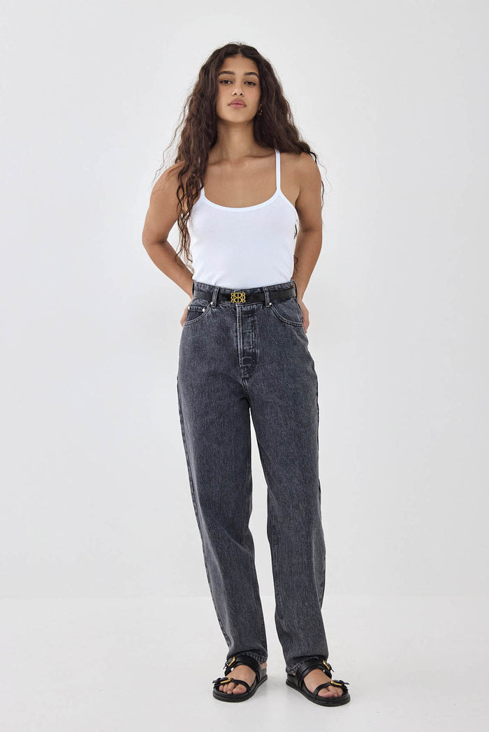 No.13| High Rise Tapered Balloon Denim