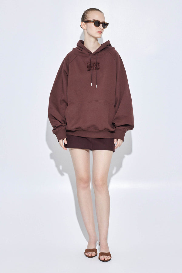 Embroidered Oversized Hoodie