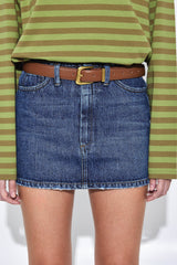 Denim Micro Mini Skirt