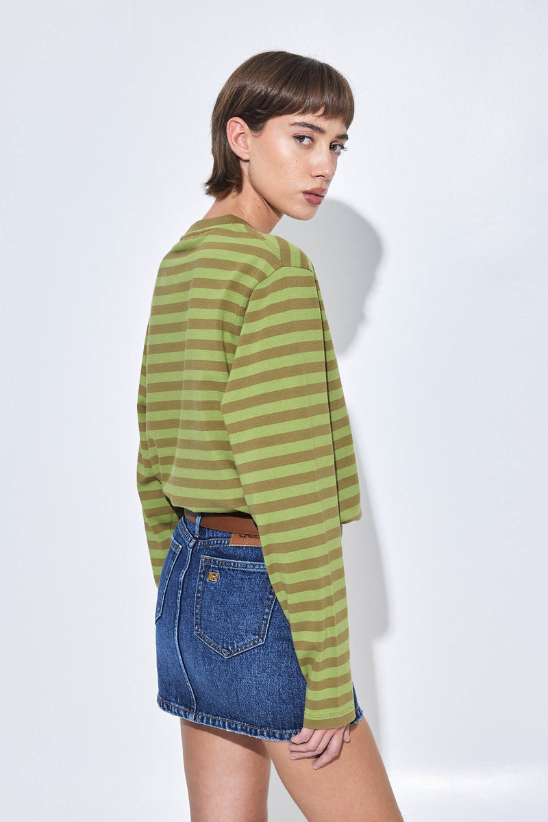 Heavy Cotton Striped Fit Shirt