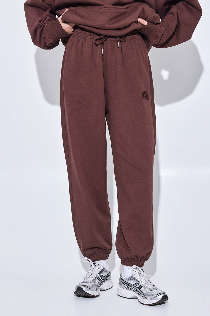 Embroidered Fleece Jogger