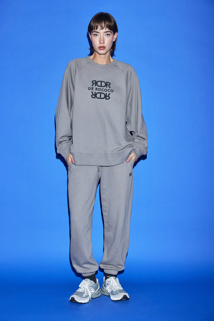 Oversized Flock Fleece Sweatshirt