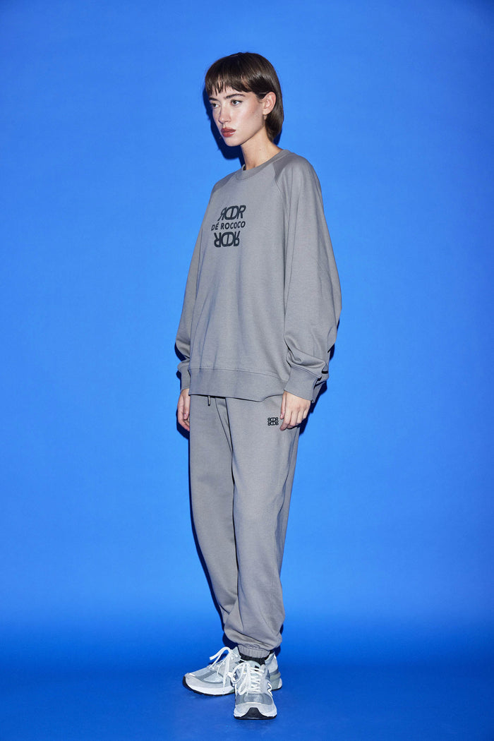 Oversized Flock Fleece Sweatshirt