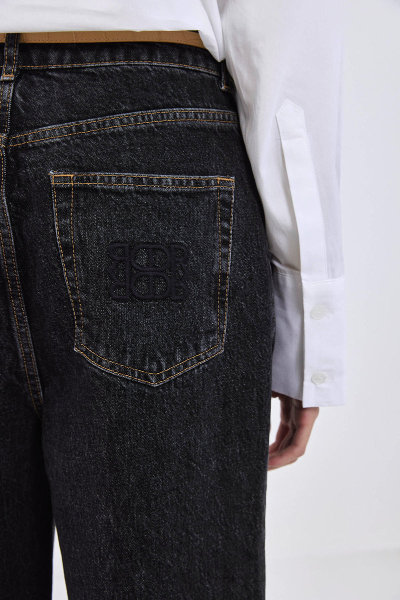 No.12| High Rise Super Wide Denim