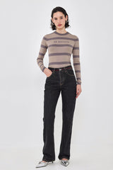 Lightweight Knitted Striped Top