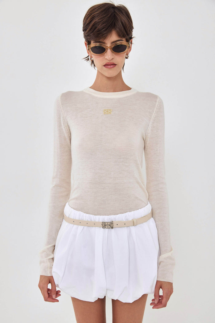 Lightweight Crew Neck Knit