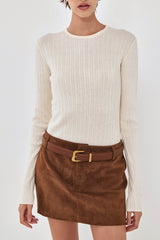 Long Sleeve Ribbed Knit