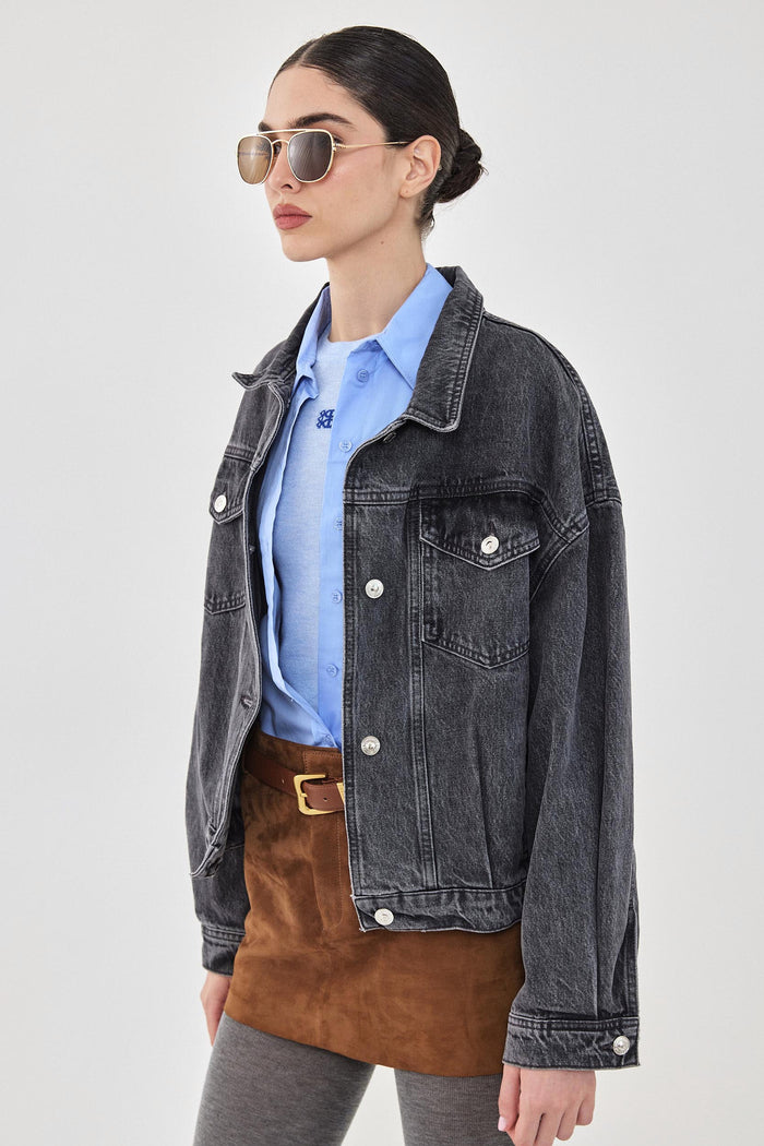 Oversized Boxy Denim Jacket