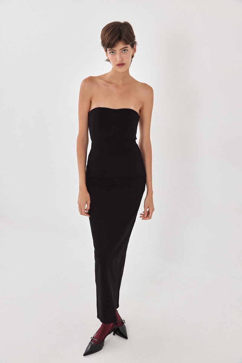 Jersey Strapless Dress