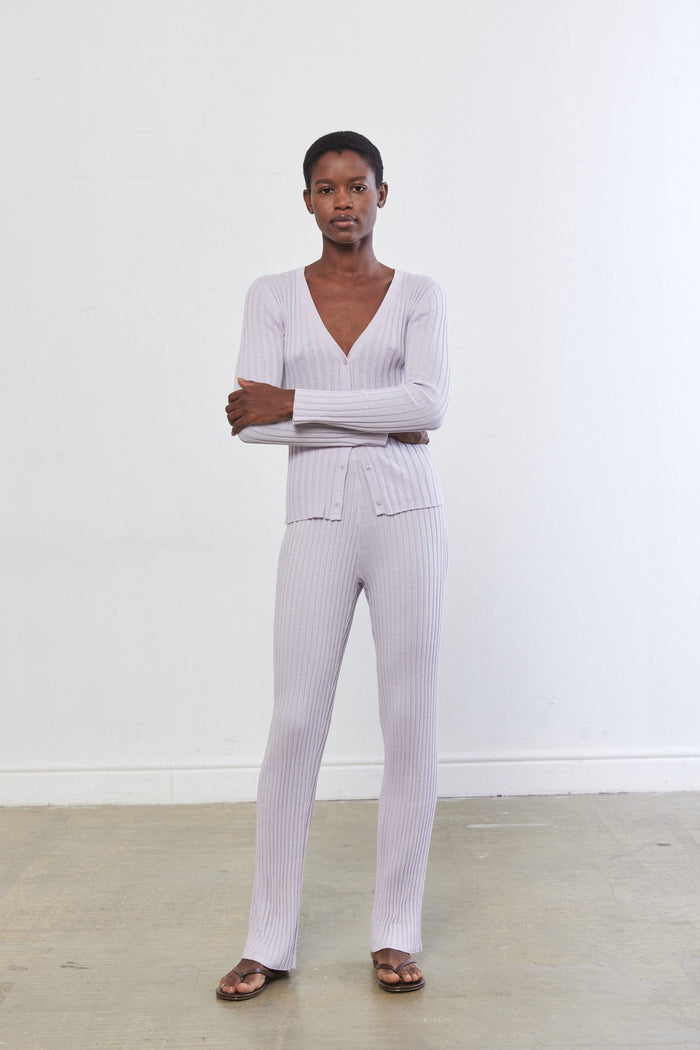 Knitted Straight Pants