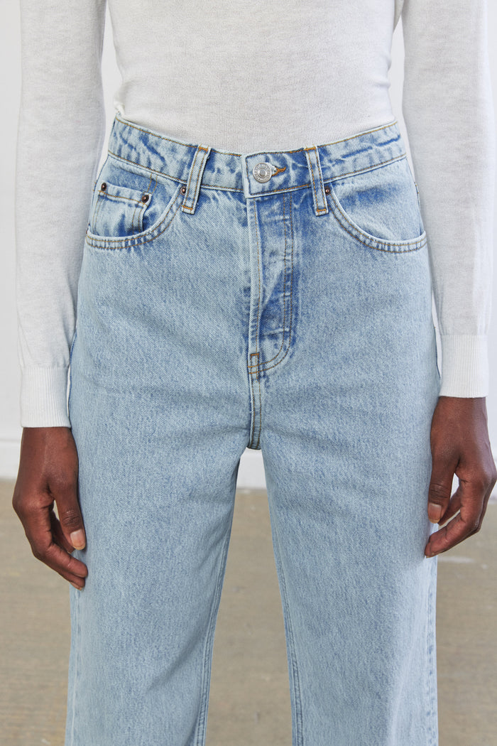 No.8| High Waisted Wide Leg Denim