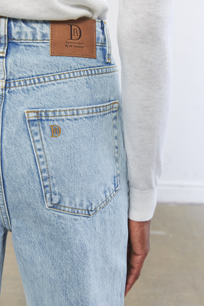 No.8| High Waisted Wide Leg Denim