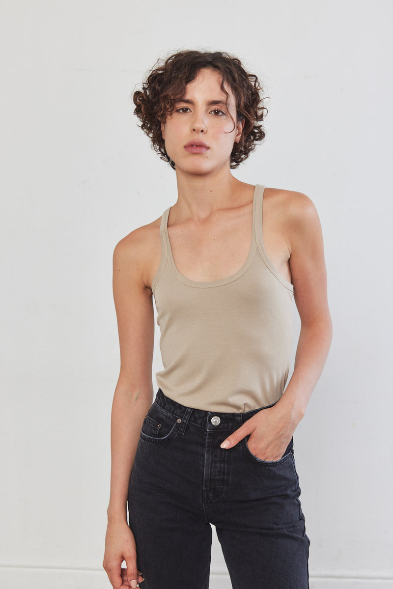 Soft Ribbed Tank Top