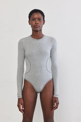 Flat-Lock Ribbed Bodysuit