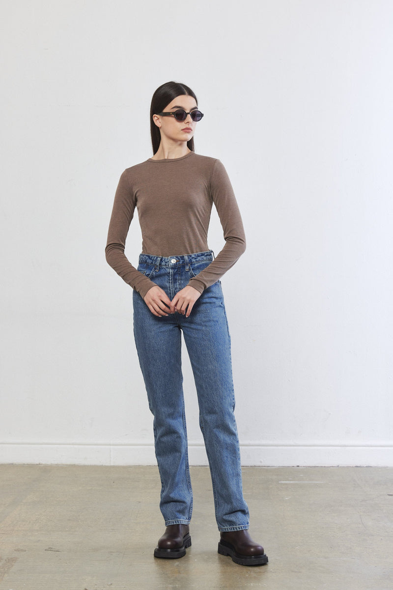 Soft Ribbed Long Sleeve Shirt