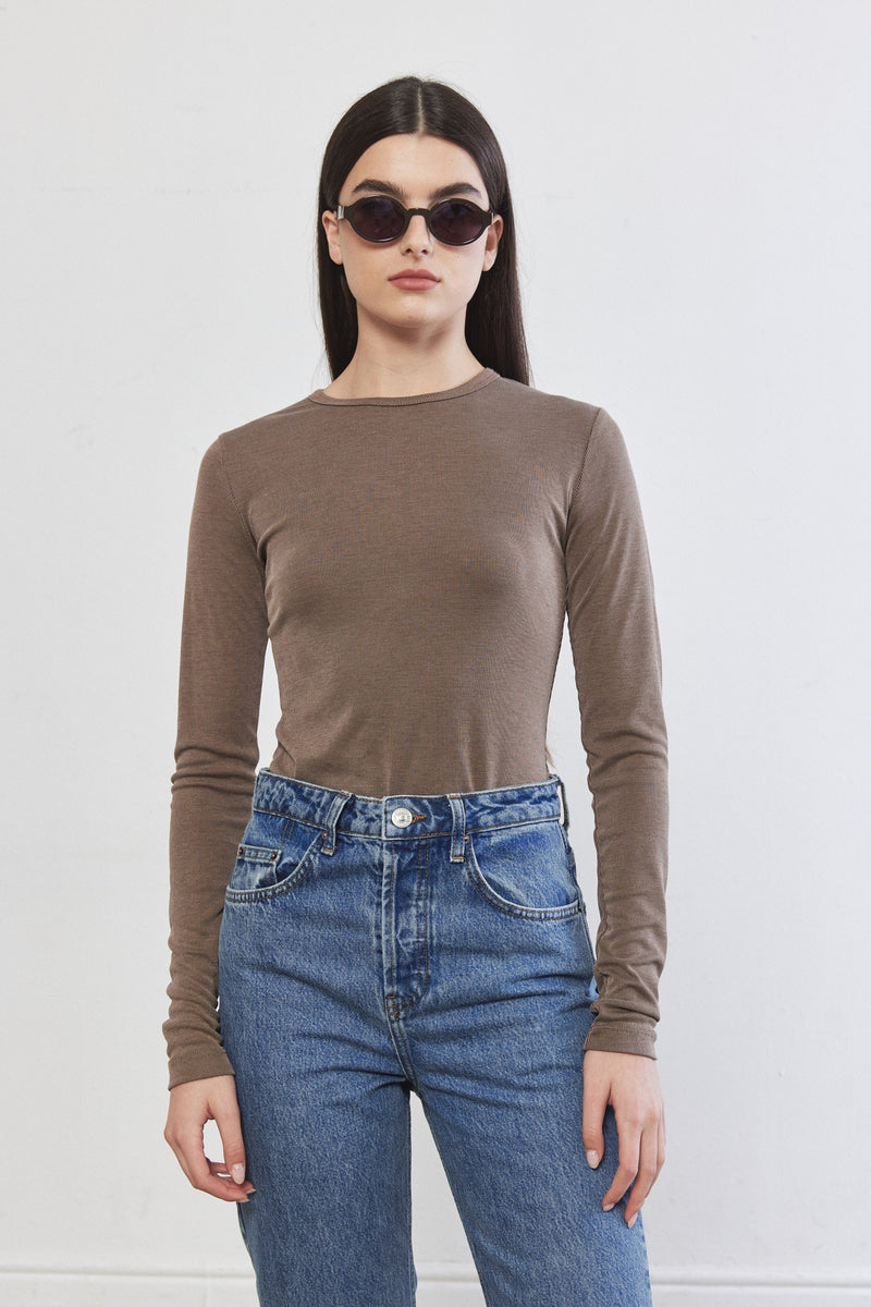 Soft Ribbed Long Sleeve Shirt