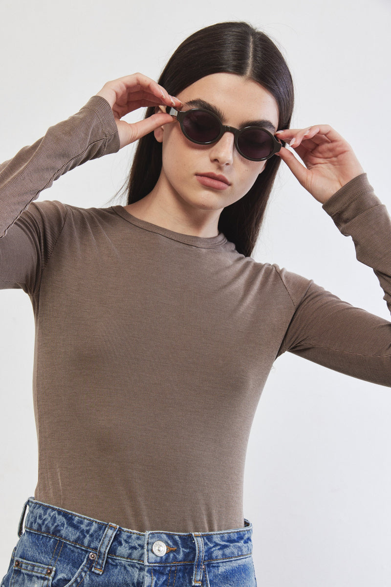 Soft Ribbed Long Sleeve Shirt