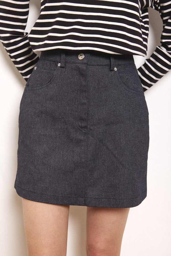 A Line Mini Skirt