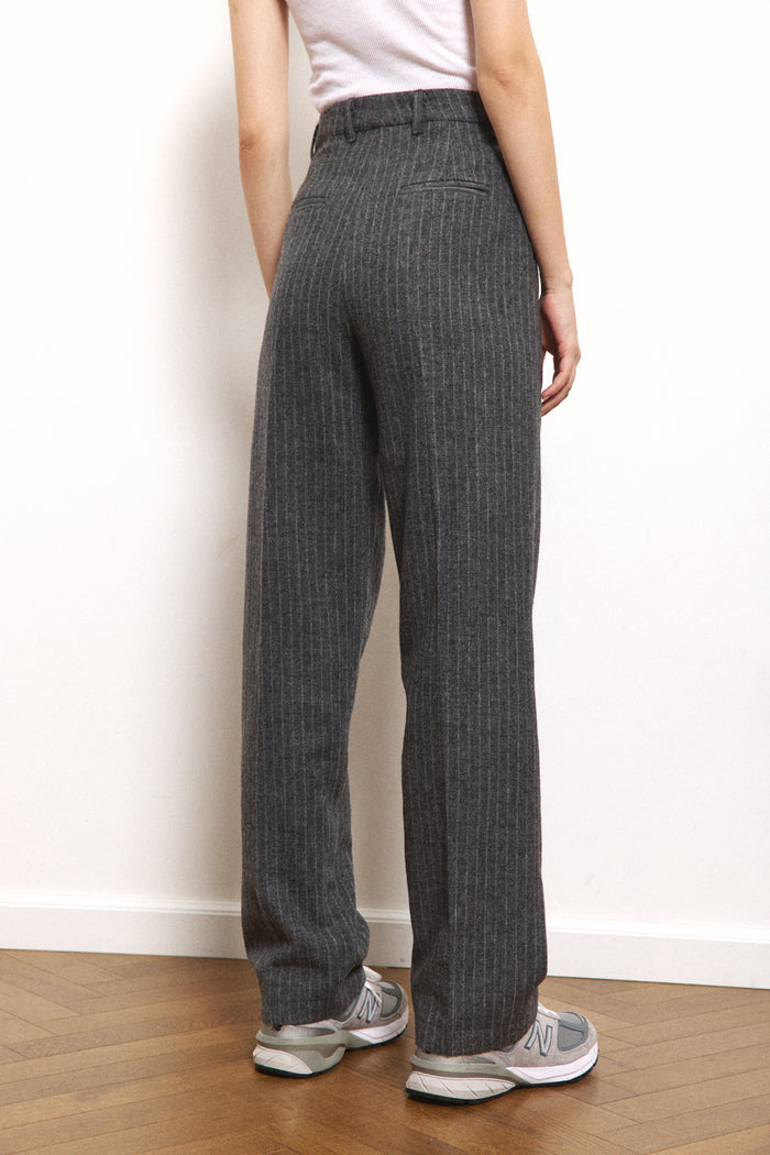 Blended Wool Menswear Pants