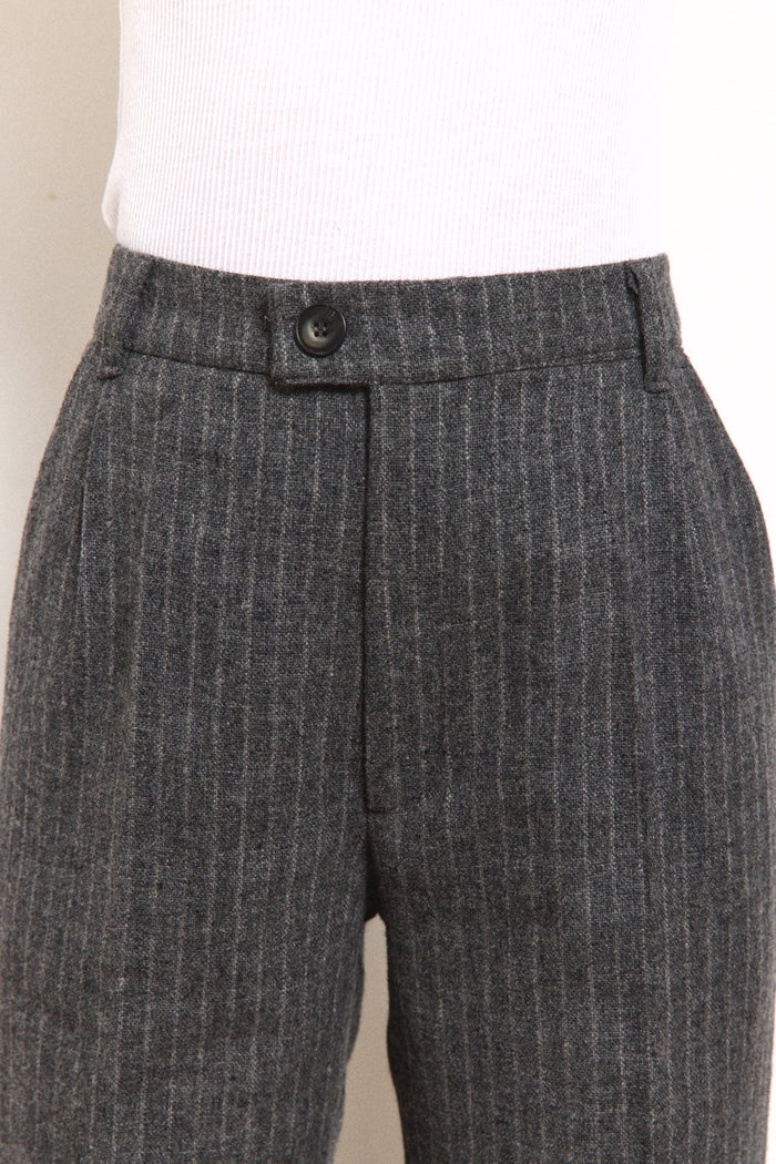 Blended Wool Menswear Pants